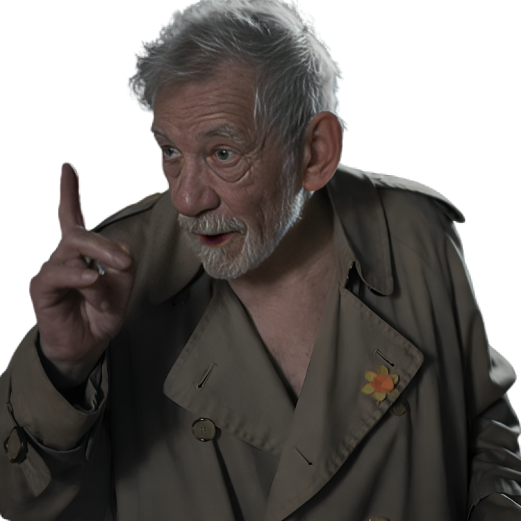 The Christophers Sir Ian McKellen Trench Coat - Image 2